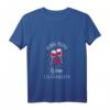 Damen Hunde-Mama Weinliebhaberin T-Shirt mit V-Ausschnitt – Perfektes Geschenk für Hundeliebhaberinnen und Weinfans zum Geburtstag & Weihnachten