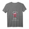 Damen Hunde-Mama Weinliebhaberin T-Shirt mit V-Ausschnitt – Perfektes Geschenk für Hundeliebhaberinnen und Weinfans zum Geburtstag & Weihnachten