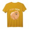Pomeranian Pom Mom Zwergspitz Mama Frauchen T-Shirt - Lustiges Hundemotiv für Frauen, Mädchen & Kinder, perfektes Geschenk für Hundeliebhaberinnen