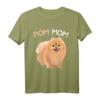 Pomeranian Pom Mom Zwergspitz Mama Frauchen T-Shirt - Lustiges Hundemotiv für Frauen, Mädchen & Kinder, perfektes Geschenk für Hundeliebhaberinnen