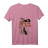 Damen Haustiere Tiere Katzen und Hunde Katze Mama Hund Papa Welpe V-Ausschnitt T-Shirt – Perfektes Geschenk für Katzen- und Hundeliebhaberinnen
