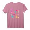 Bunte Whippet Hund Love-r Dad Mama T-Shirt – Lustiges Geschenk für Hundeliebhaber zu Muttertag, Geburtstag & Weihnachten