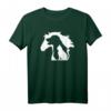 Pferd Hund & Katze - Minimalistische Kunst mit abstrakter Silhouette Overlay T-Shirt für Tierliebhaber und Ranch-Fans