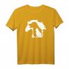 Pferd Hund & Katze - Minimalistische Kunst mit abstrakter Silhouette Overlay T-Shirt für Tierliebhaber und Ranch-Fans