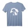 Pferd Hund & Katze - Minimalistische Kunst mit abstrakter Silhouette Overlay T-Shirt für Tierliebhaber und Ranch-Fans