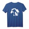 Pferd Hund & Katze - Minimalistische Kunst mit abstrakter Silhouette Overlay T-Shirt für Tierliebhaber und Ranch-Fans
