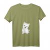 Damen Westie West Highland Terrier Mama Hunde Geschenk T-Shirt mit V-Ausschnitt - Perfekt für Gassi, Hundeschule & als Geschenk