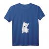 Damen Westie West Highland Terrier Mama Hunde Geschenk T-Shirt mit V-Ausschnitt - Perfekt für Gassi, Hundeschule & als Geschenk