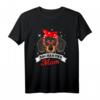 Dackel Mama Frauen T-Shirt - Süßes Dackelmotiv mit Brille und Kopftuch, ideales Geschenk für Hundeliebhaberinnen und Dackelzuchtfans