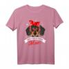Dackel Mama Frauen T-Shirt - Süßes Dackelmotiv mit Brille und Kopftuch, ideales Geschenk für Hundeliebhaberinnen und Dackelzuchtfans