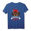 Dackel Mama Frauen T-Shirt - Süßes Dackelmotiv mit Brille und Kopftuch, ideales Geschenk für Hundeliebhaberinnen und Dackelzuchtfans