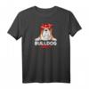 Englische Bulldogge Mama Bully Hunde Frauchen Geschenkidee Raglan – Perfekt für Bulldoggenbesitzer, Züchter und Hundeliebhaber