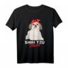 Shih Tzu Mama T-Shirt - Lustiges Hunde-Motiv Geschenkidee für Hundeliebhaberinnen, Frauen & Mädchen im Vintage Style