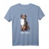 Aussie Mama Australian Shepherd Motiv Rasse Spruch Hundemama T-Shirt – Perfekt für Hundeliebhaber, Frauen & Kinder zum Geburtstag, Muttertag & Weihnachten