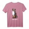 Aussie Mama Australian Shepherd Motiv Rasse Spruch Hundemama T-Shirt – Perfekt für Hundeliebhaber, Frauen & Kinder zum Geburtstag, Muttertag & Weihnachten