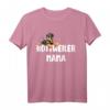Rottweiler Mama Geschenk für Hundemamas & Frauchen - Lustiges Hundemotiv T-Shirt für Hundehalterinnen, Kinder & Damen