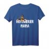 Rottweiler Mama Geschenk für Hundemamas & Frauchen - Lustiges Hundemotiv T-Shirt für Hundehalterinnen, Kinder & Damen