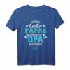 Besten Papas werden zum Opa befördert 2023 T-Shirt – Perfekt für Schwangerschaftsverkündung und Babyfreude