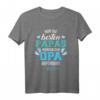 Besten Papas werden zum Opa befördert 2023 T-Shirt – Perfekt für Schwangerschaftsverkündung und Babyfreude