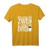 Ich esse für Zwei Er Trinkt für Drei Schwanger Baby Spruch T-Shirt – Lustiges Geschenk für Schwangere Frauen und humorvolle Babyankündigung