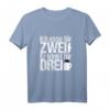 Ich esse für Zwei Er Trinkt für Drei Schwanger Baby Spruch T-Shirt – Lustiges Geschenk für Schwangere Frauen und humorvolle Babyankündigung