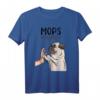 Mops Mama Hundehalterin Frauchen Damen T-Shirt - Süßes Hundemotiv, Perfekt als Geschenk für Hundeliebhaberinnen, Mütter, Töchter & Freundinnen