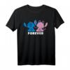 40Geburtstag Stitch and Angel Forever T-Shirt – Romantisches und Süßes Geburtstagsgeschenk für Paare, Frauen und Männer