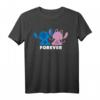 40Geburtstag Stitch and Angel Forever T-Shirt – Romantisches und Süßes Geburtstagsgeschenk für Paare, Frauen und Männer