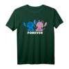 40Geburtstag Stitch and Angel Forever T-Shirt – Romantisches und Süßes Geburtstagsgeschenk für Paare, Frauen und Männer
