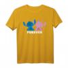 40Geburtstag Stitch and Angel Forever T-Shirt – Romantisches und Süßes Geburtstagsgeschenk für Paare, Frauen und Männer