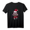 Damen Oma Claus Weihnachtsmann Partnerlook T-Shirt – Lustiges Weihnachtsoutfit für Familie & Festtage, Kurzarm, Perfekt für Weihnachten & Geschenke