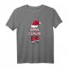 Damen Oma Claus Weihnachtsmann Partnerlook T-Shirt – Lustiges Weihnachtsoutfit für Familie & Festtage, Kurzarm, Perfekt für Weihnachten & Geschenke