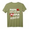 Papa wollen wir Mama Heiraten? Lustiges Kinder-T-Shirt für den Heiratsantrag – Perfektes Geschenk für den schönsten Moment