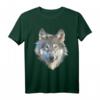 Realistisches weißes Wolf T-Shirt mit Tierdruck – Perfektes Geschenk für Wolf-Liebhaber und Tierenthusiasten