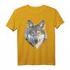 Realistisches weißes Wolf T-Shirt mit Tierdruck – Perfektes Geschenk für Wolf-Liebhaber und Tierenthusiasten