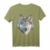 Realistisches weißes Wolf T-Shirt mit Tierdruck – Perfektes Geschenk für Wolf-Liebhaber und Tierenthusiasten