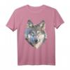 Realistisches weißes Wolf T-Shirt mit Tierdruck – Perfektes Geschenk für Wolf-Liebhaber und Tierenthusiasten