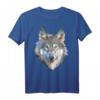 Realistisches weißes Wolf T-Shirt mit Tierdruck – Perfektes Geschenk für Wolf-Liebhaber und Tierenthusiasten