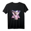 Vaporwave Engelsstatue und Flügel – Fly Away Ästhetisches Vintage Streetwear T-Shirt für Fans von Japanischer Kultur, Retro 80er/90er, Synthwave & Futurismus