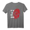 Türkische Flagge Vintage T-Shirt mit DNA-Motiv – Geschenk für Geburtstage & Freunde türkischer Kultur