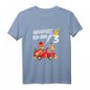 Kinder 3. Geburtstag Jungen Feuerwehr Feuerwehrauto T-Shirt – Perfektes Geschenk für den dritten Geburtstag, Kindergarten & Geburtstagsfeier