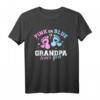 Gender Reveal Opa T-Shirt – Perfektes Geschenk für Großeltern zur Baby-Geschlechtsenthüllung bei Familienfeiern