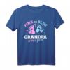 Gender Reveal Opa T-Shirt – Perfektes Geschenk für Großeltern zur Baby-Geschlechtsenthüllung bei Familienfeiern