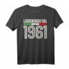 60 Anni Compleanno Nonno Papà T-Shirt - Personalisierte Geschenkidee für 60. Geburtstag, Italienischer Fan, Geburtstagsgeschenk 1961