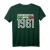60 Anni Compleanno Nonno Papà T-Shirt - Personalisierte Geschenkidee für 60. Geburtstag, Italienischer Fan, Geburtstagsgeschenk 1961