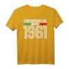 60 Anni Compleanno Nonno Papà T-Shirt - Personalisierte Geschenkidee für 60. Geburtstag, Italienischer Fan, Geburtstagsgeschenk 1961