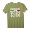 60 Anni Compleanno Nonno Papà T-Shirt - Personalisierte Geschenkidee für 60. Geburtstag, Italienischer Fan, Geburtstagsgeschenk 1961
