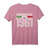 60 Anni Compleanno Nonno Papà T-Shirt - Personalisierte Geschenkidee für 60. Geburtstag, Italienischer Fan, Geburtstagsgeschenk 1961