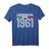 60 Anni Compleanno Nonno Papà T-Shirt - Personalisierte Geschenkidee für 60. Geburtstag, Italienischer Fan, Geburtstagsgeschenk 1961