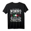 Italienischer Opa Nonno T-Shirt mit italienischer Flagge – Lustiges Geschenk für Opas aus Italien mit coolem Design
